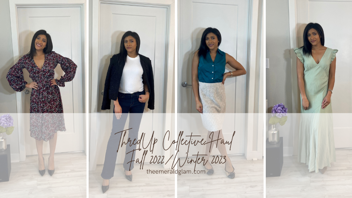 Collective Autumn 2022/Winter 2023 Thrift Haul – The Emerald Glam