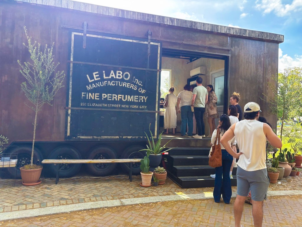 The Emerald Glam visits Le Labo on Wheels in Savannah, Georgia.
